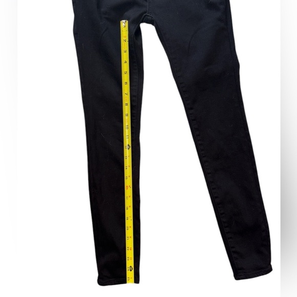 Anthropologie Pilcro and the Letterpress Jeans High Rise Skinny Black Denim  25 - Picture 4 of 14